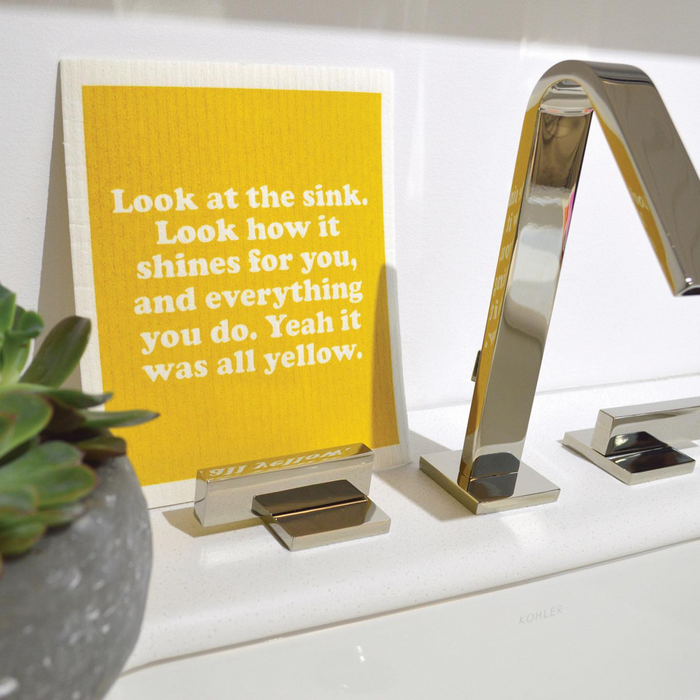 "Yellow" Lyrics Swedish Dishcloth