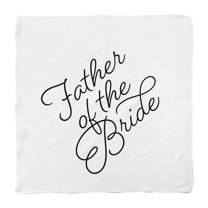 Father of the Bride Wedding Handkerchief