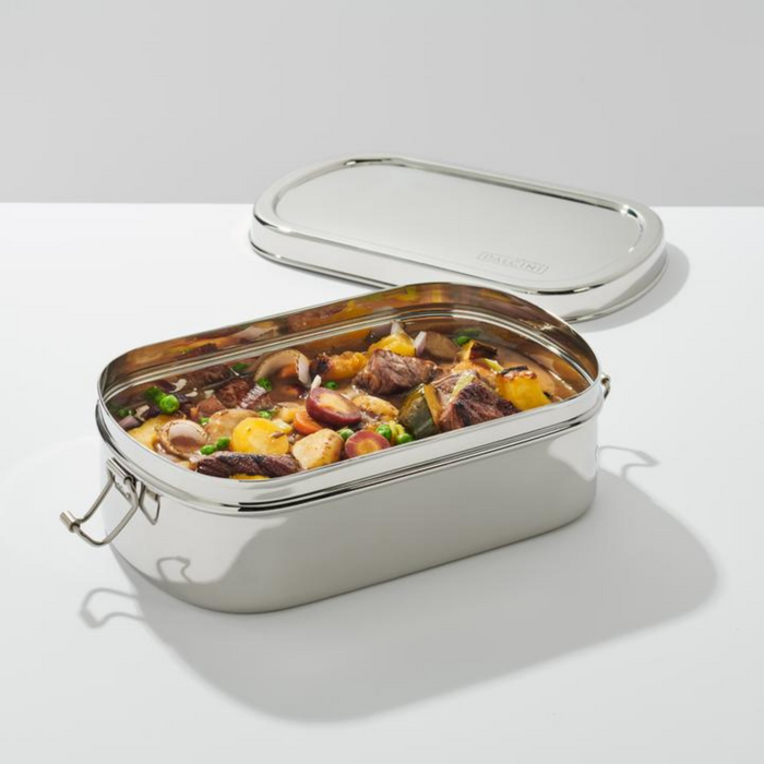 Large Oval with Clips- Stainless Steel