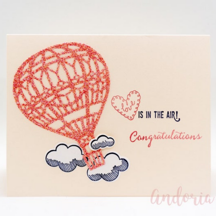 Love Is in the Air- Wedding/Engagement Card
