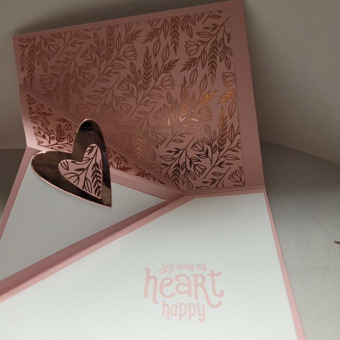 Valentine's Day Handmade Pop-Out Card