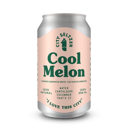 Cool Melon City Seltzer- 24 cans