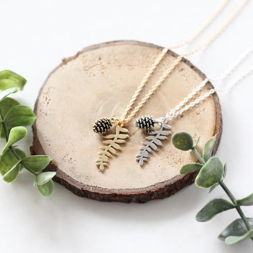 Bronze Pinecone Necklace – Beth and Olivia Handmade