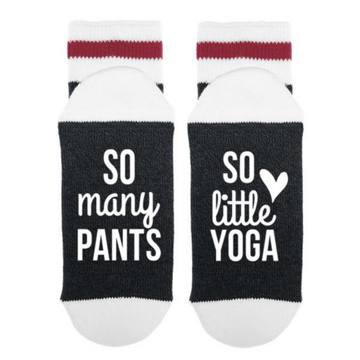 So Many Yoga Pants Socks- Women